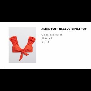 NWT Aerie “Starburst” Swimsuit Top XS